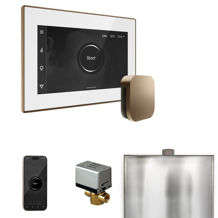 Steam Kit xButler White/Nouveau Bronze Control Package for MS90 to MSSUPER3 - Image 1