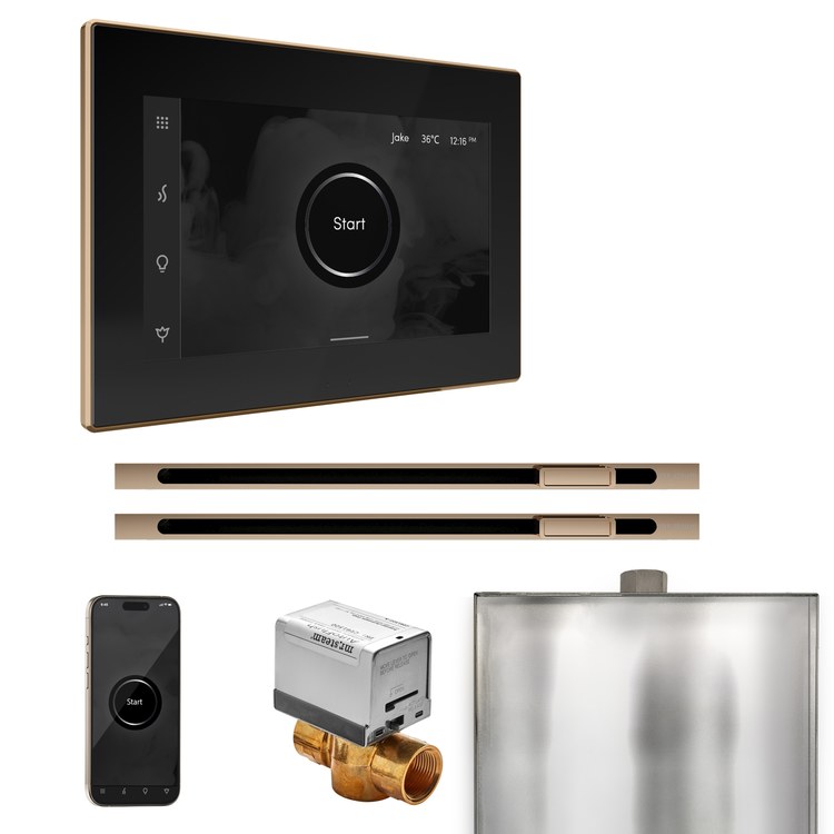 Steam Kit xButler Max Linear Black/Polished Gold Control Package for MS4/MS5/MX6 - Image 1