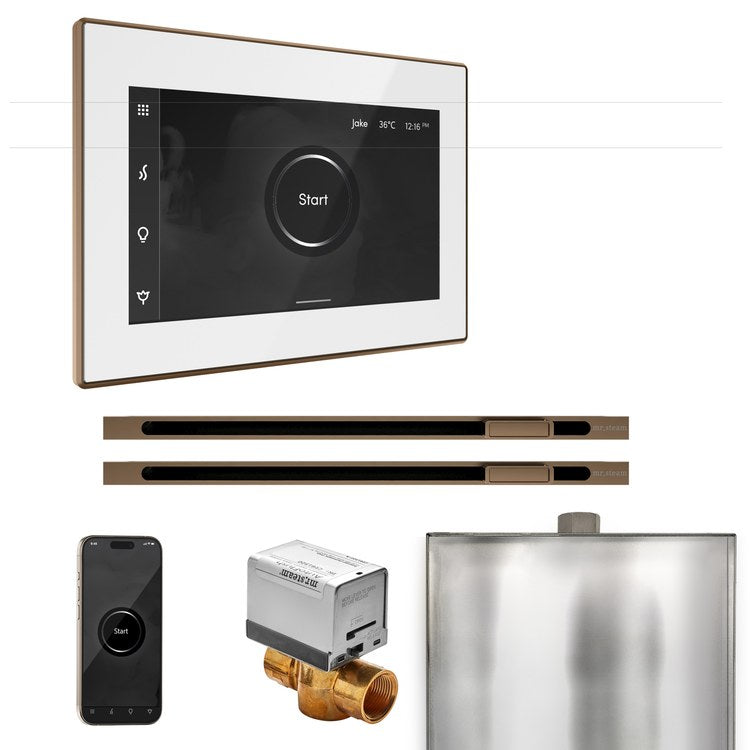 Steam Kit xButler Max Linear White/Nouveau Bronze Control Package for MS4/MS5/MX6 - Image 1