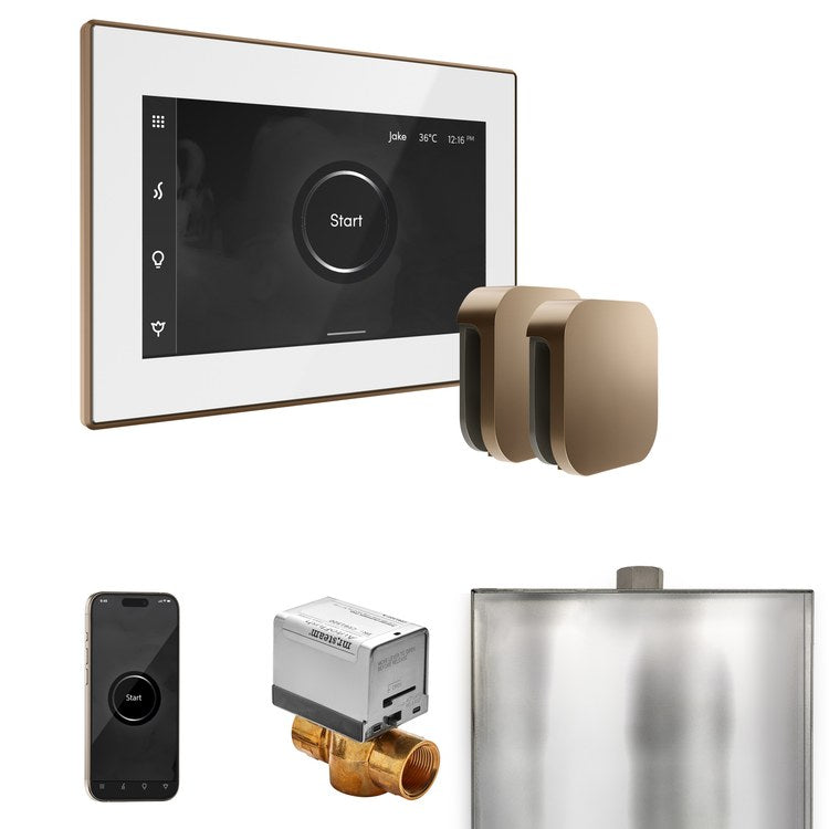 Steam Kit xButler Max White/Nouveau Bronze Control Package for MS4/MS5/MX6 - Image 1