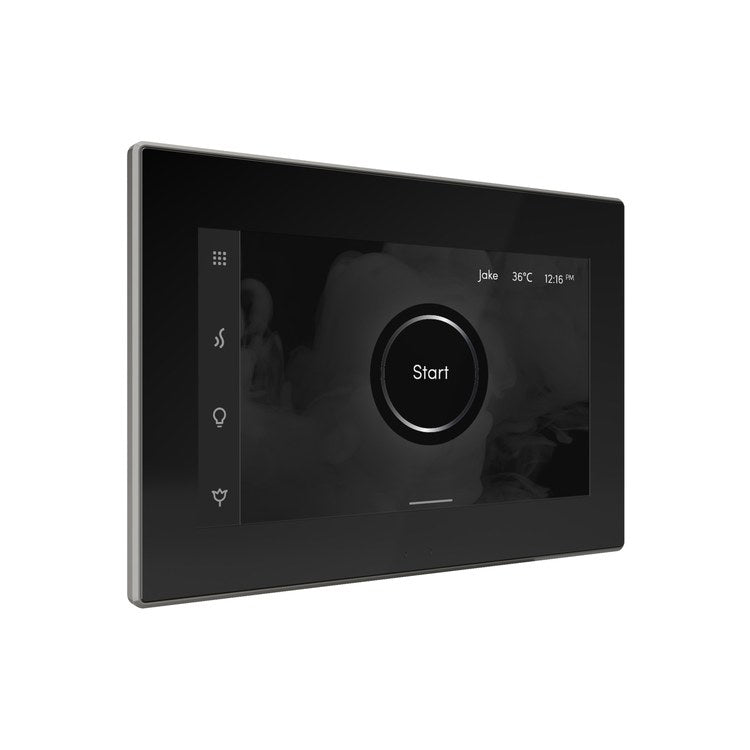 Steam Kit iSteamX Black/Brilliant Black Shower Control with Steamhead for MS90 to MSSUPER3 - Image 2
