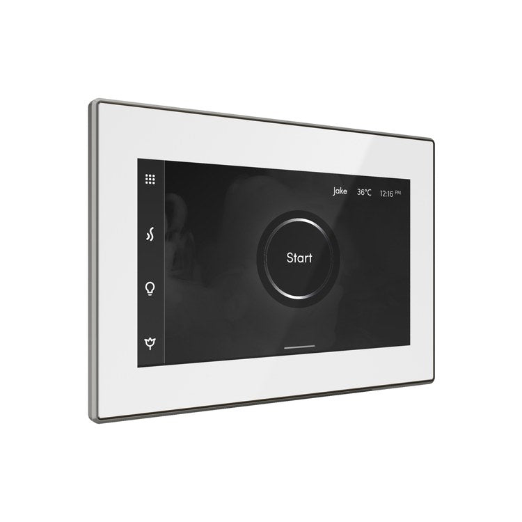 Steam Kit iSteamX White/Brilliant Black Shower Control with Steamhead for MS90 to MSSUPER3 - Image 2