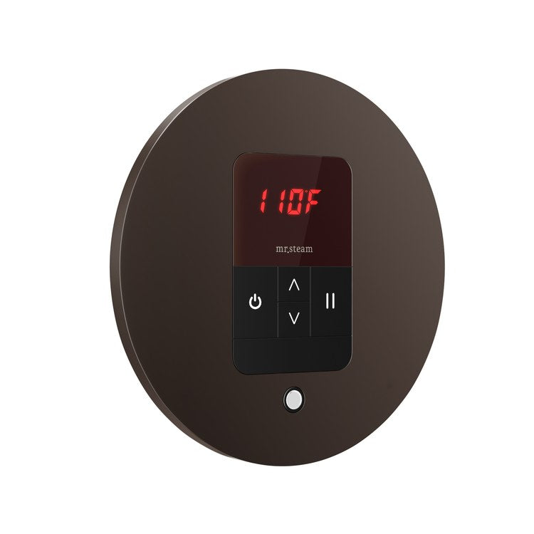 Steam Kit iTempo Rubbed Bronze Shower Control with Round Steamhead for MS90 to MSSUPER3 - Image 2