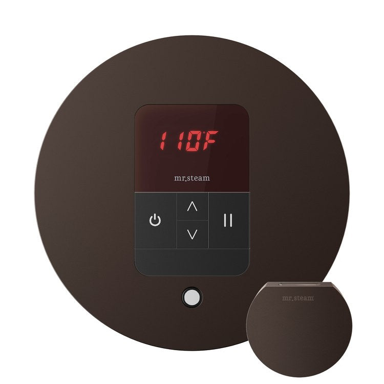 Steam Kit iTempo Rubbed Bronze Shower Control with Round Steamhead for MS90 to MSSUPER3 - Image 3