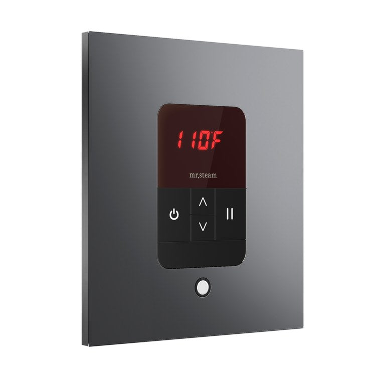 Steam Kit iTempo Brilliant Black Shower Control with Square Steamhead for MS90 to MSSUPER3 - Image 2