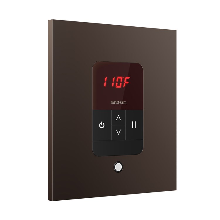 Steam Kit iTempo Rubbed Bronze Shower Control with Square Steamhead for MS90 to MSSUPER3 - Image 2