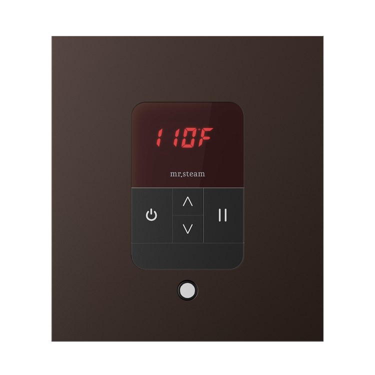 Steam Kit iTempo Rubbed Bronze Shower Control with Square Steamhead for MS90 to MSSUPER3 - Image 1
