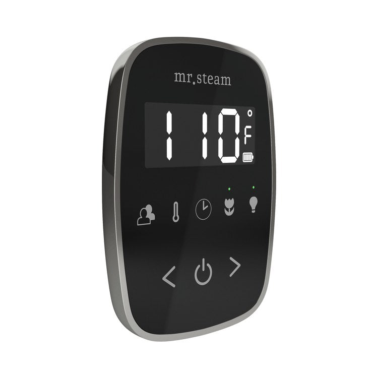 Steam Kit TempoFlex Black/Brilliant Black Shower Control with Steamhead for MS90 to MSSUPER3 - Image 2