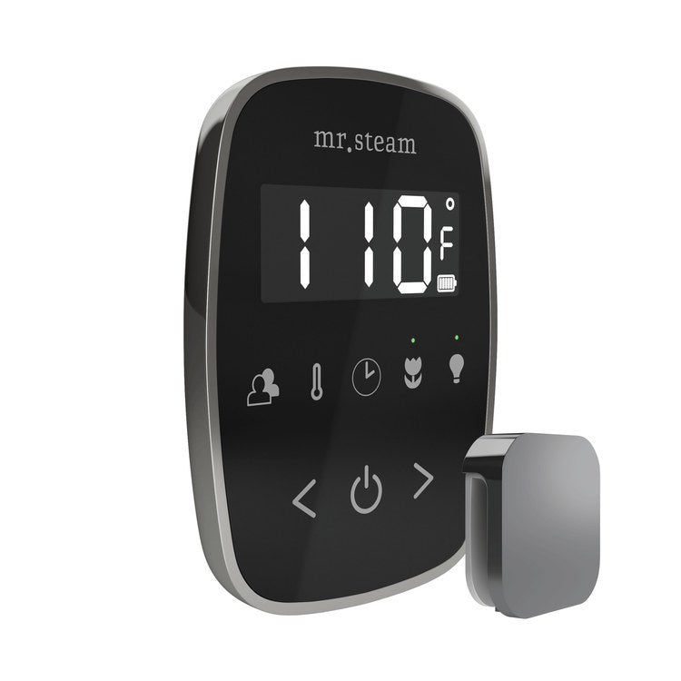 Steam Kit TempoFlex Black/Brilliant Black Shower Control with Steamhead for MS90 to MSSUPER3 - Image 3