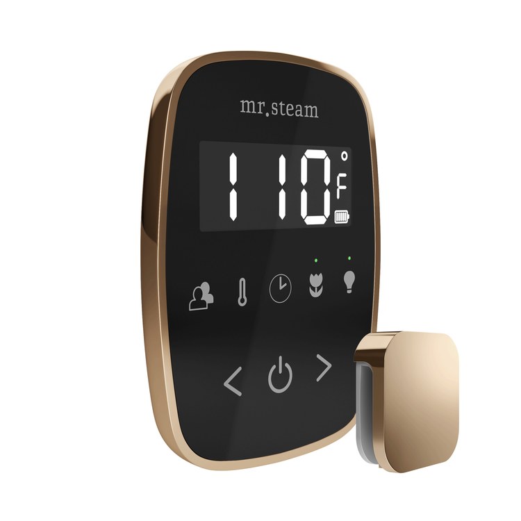 Steam Kit TempoFlex Black/Polished Gold Shower Control with Steamhead for MS90 to MSSUPER3 - Image 3