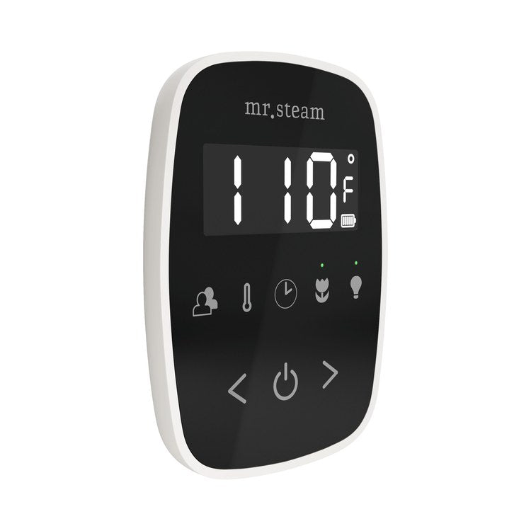 Steam Kit TempoFlex Black/White Shower Control with Steamhead for MS90 to MSSUPER3 - Image 2