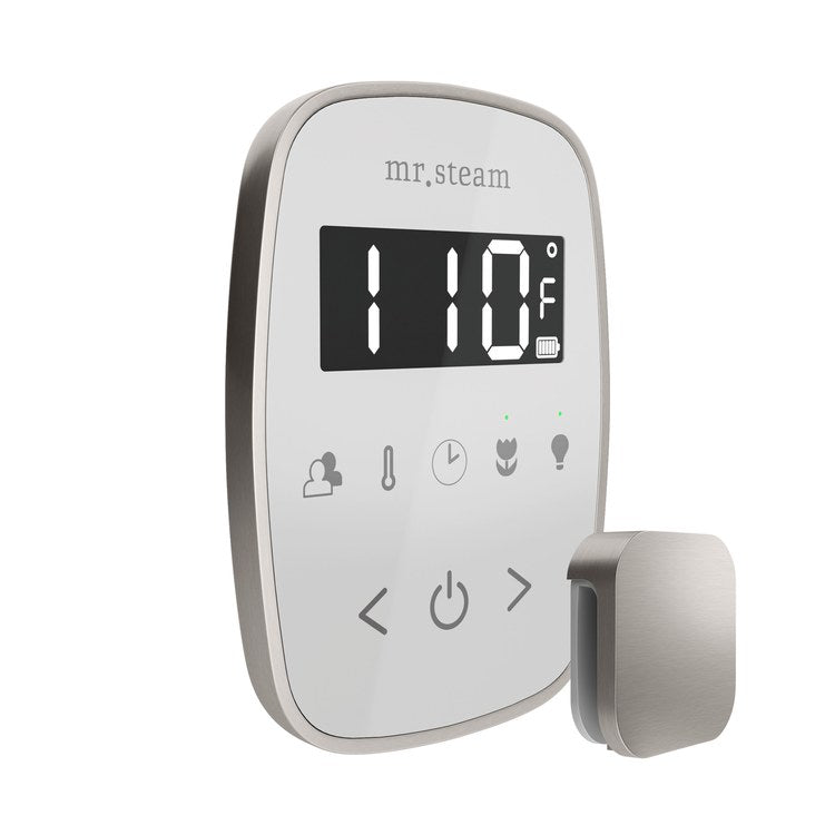 Steam Kit TempoFlex White/Brilliant Black Shower Control with Steamhead for MS90 to MSSUPER3 - Image 3