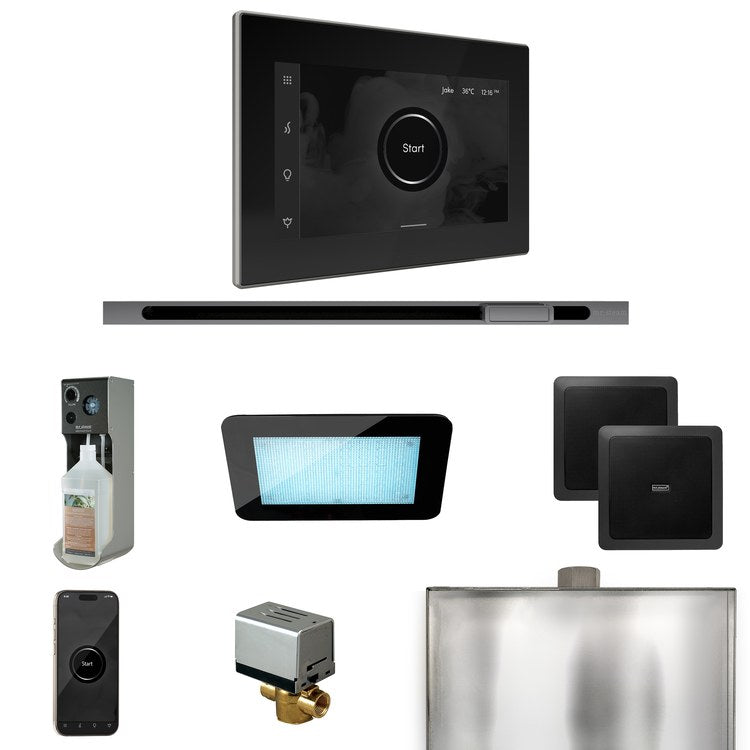Steam Kit xDream Linear Black/Brilliant Black Control Package for MS90 to MSSUPER3 - Image 1