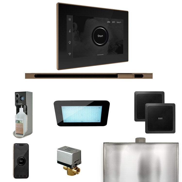 Steam Kit xDream Linear Black/Nouveau Bronze Control Package for MS90 to MSSUPER3 - Image 1