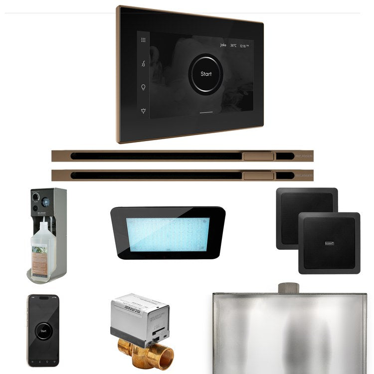 Steam Kit xDream Max Linear Black/Nouveau Bronze Control Package for MX4/MX5/MX6 - Image 1