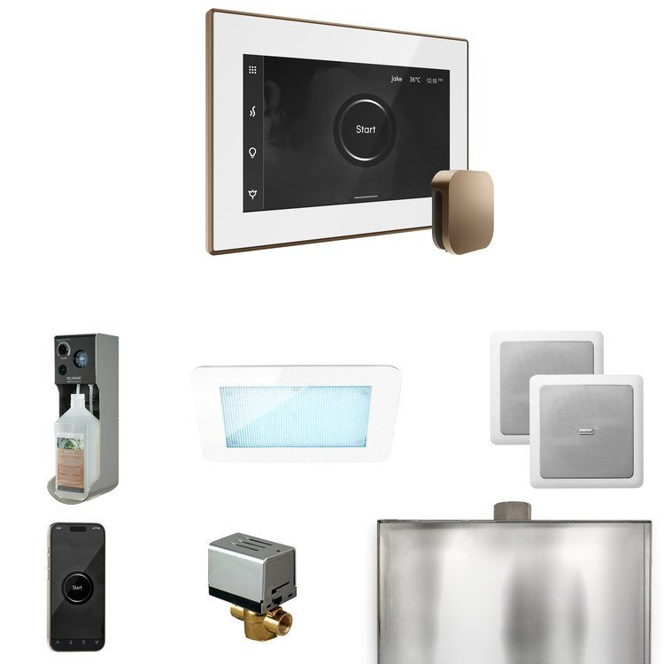 Steam Kit xDream White/Nouveau Bronze Control Package for MS90 to MSSUPER3 - Image 1