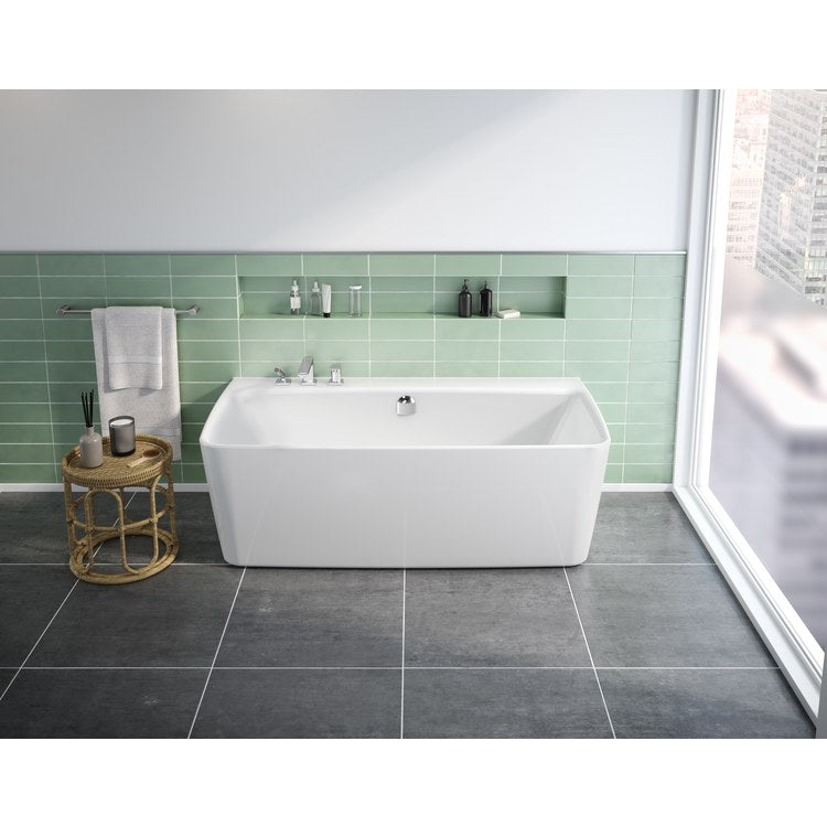 Freestanding Tub Opus 67 x 32-1/2 x 22-3/4 Inch White Center Rectangle - Image 1