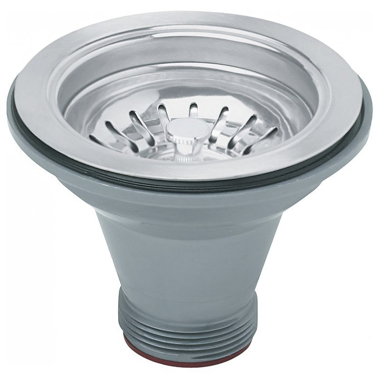 Basket Strainer Accessories Assembly Satin Nickel 3.5 Inch Steel