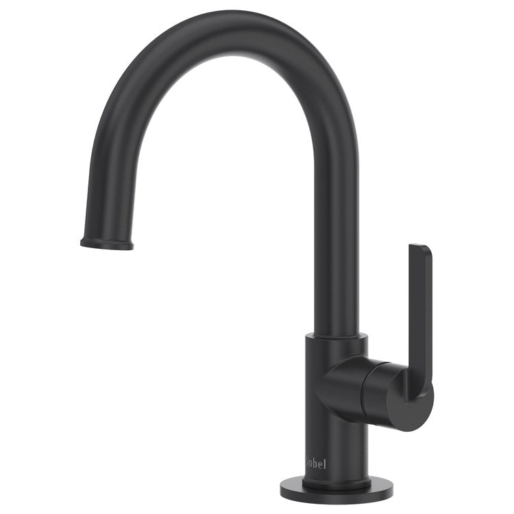 Lavatory Faucet Authentica 1 Lever ADA Watersense Black 1.2 Gallons per Minute Deck Mount Push 1 Hole - Image 1