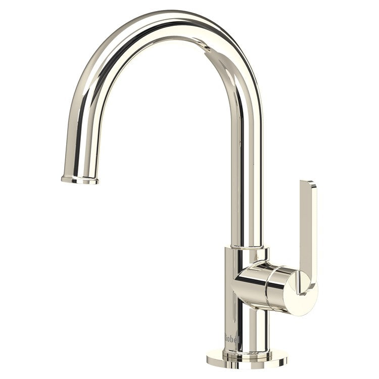 Lavatory Faucet Authentica 1 Lever ADA Watersense Polished Nickel 1.2 Gallons per Minute Deck Mount Push 1 Hole - Image 1