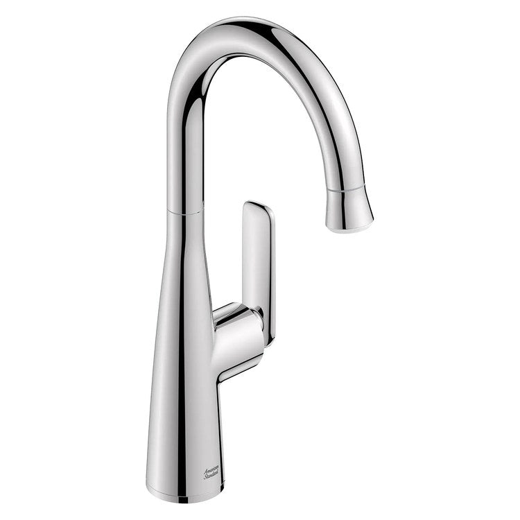 Bar Faucet Aspirations with 2 Integral Check Valves 1 Lever ADA Polished Chrome Pull Down 1 Function High Arc 360 DEG Swivel 1.8 Gallons per Minute