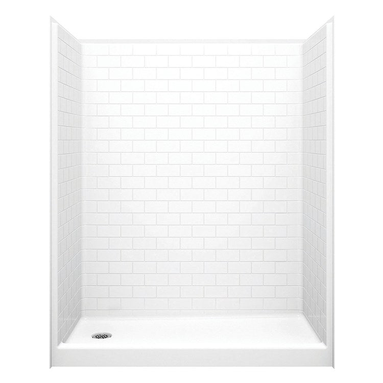 Shower Module 60 x 31.25 x 74.25 Inch Acrylic White 1 Piece Alcove Right - Image 2