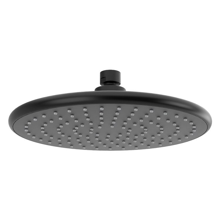 Showerhead 1 Functions Rain Black 9 Inch 2 Gallons per Minute Round - Image 1