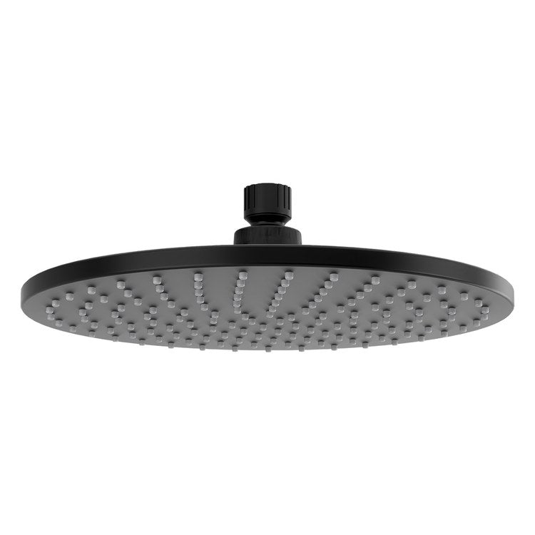 Showerhead 1 Functions Rain Black 10 Inch 2 Gallons per Minute Round - Image 1
