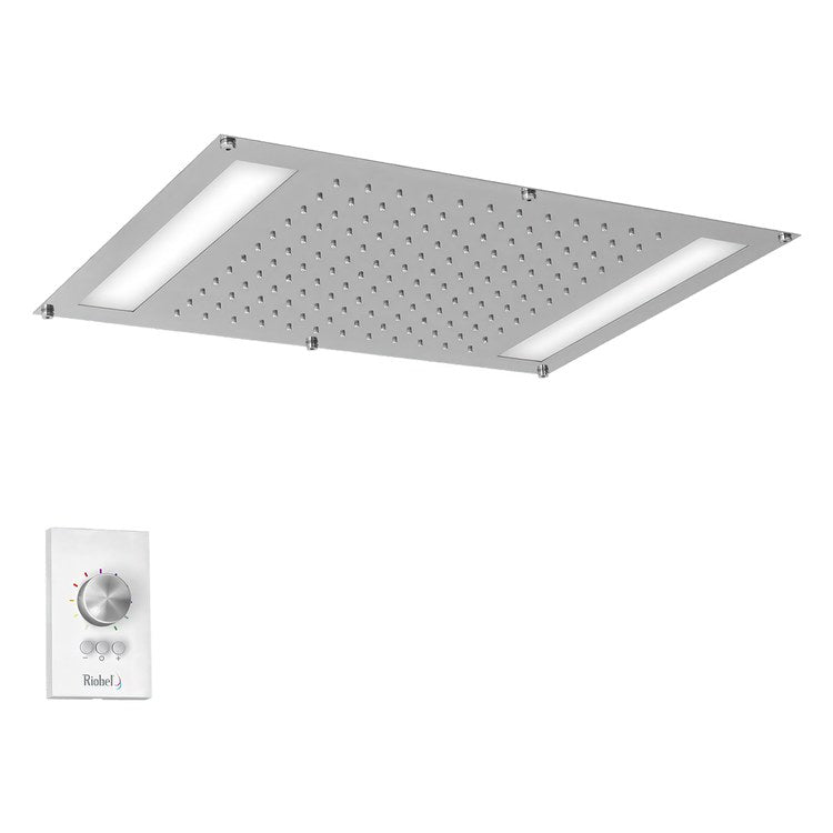 Showerhead 1 Functions Built-In with LED Light Chrome 2 Gallons per Minute - Image 1