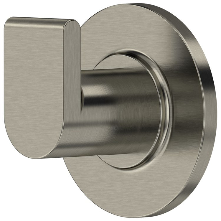 Tub Filler Trim Authentica Thermostatic/Pressure Balance 2 Lever Brushed Nickel 8 Inch Spread Wall Mount 5.4 Gallons per Minute