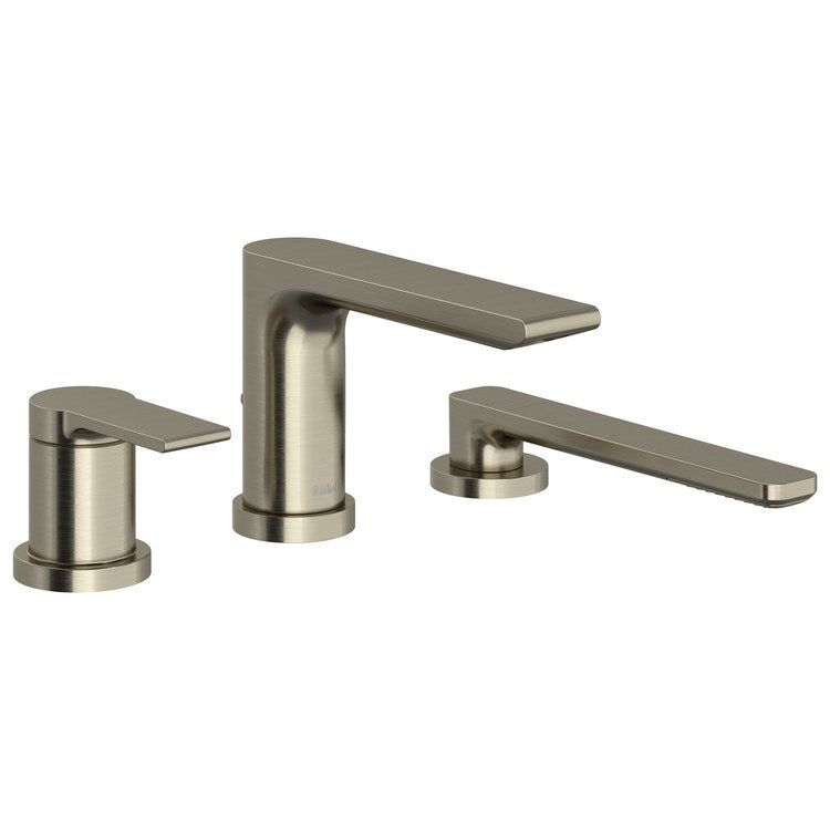 Tub Filler Trim Zendo 1 Lever Black ADA Deck Mount 8.7 Gallons per Minute - Image 1