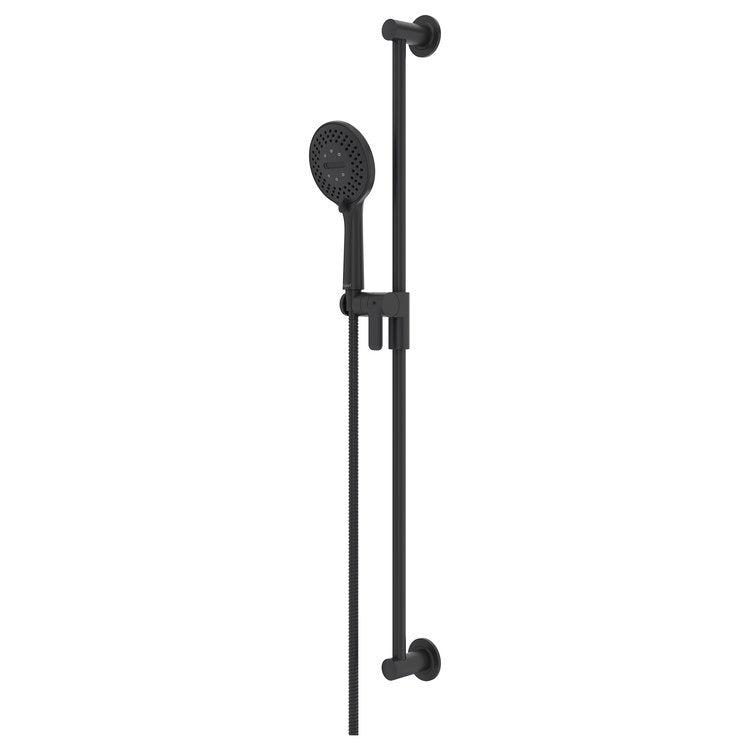 Handshower Set with Slidebar Black 5 Spray WaterSense 1.8 Gallons per Minute - Image 1
