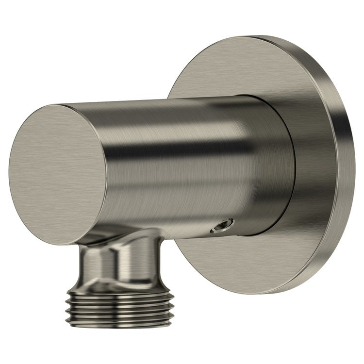 Handshower Elbow Outlet 90 Degree Brass Brushed Nickel 1/2 IN Copper Slip Fit - Image 1