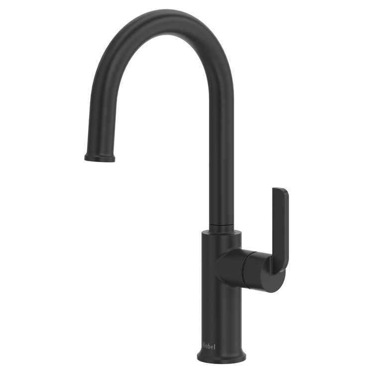 Bar Faucet Authentica 1 Lever ADA Black 1 Function C-Shaped 1.8 Gallons per Minute