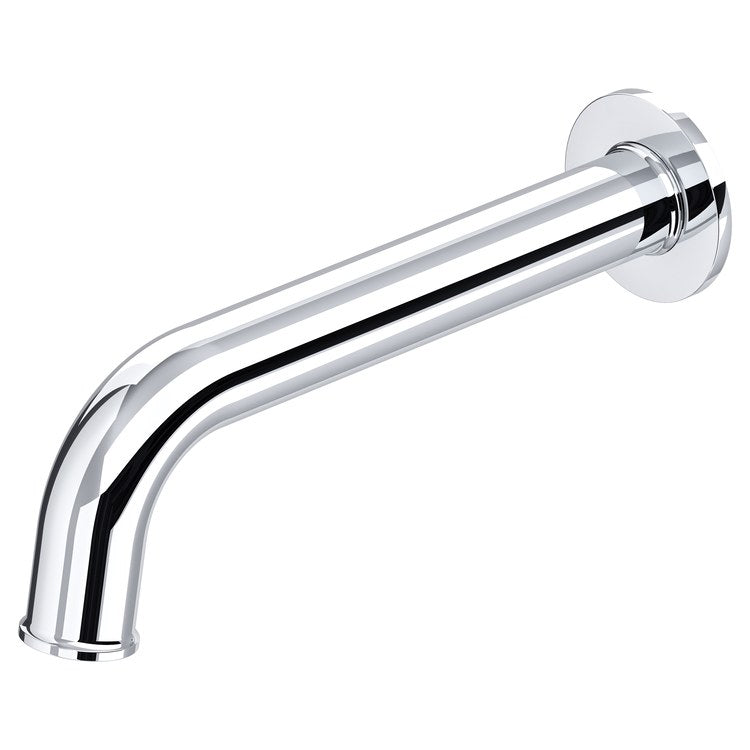 Tub Spout Authentica Round Mount Chrome 8-3/4 Inch Brass 1/2 Inch Copper Slip Fit