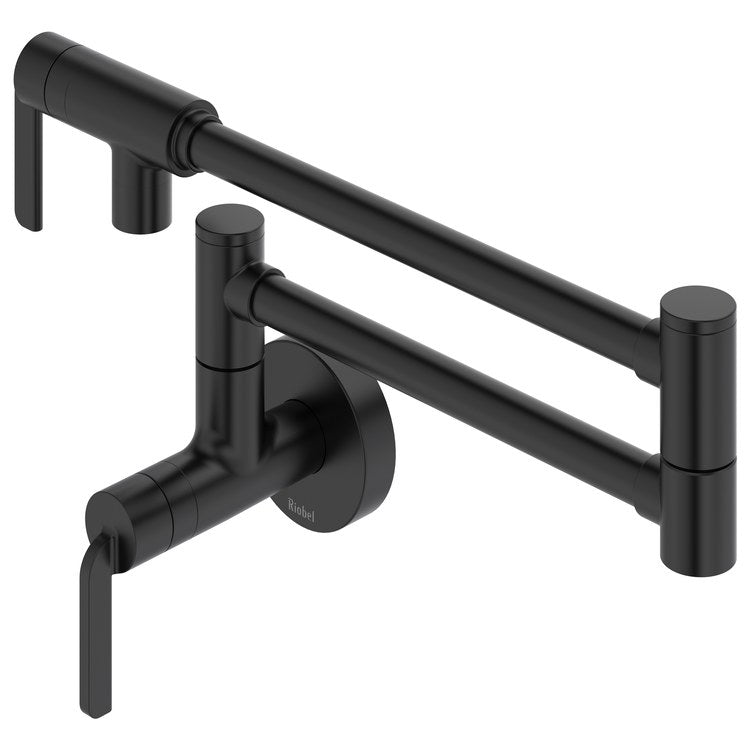 Pot Filler Authentica 2 Lever ADA Black 1 Hole Wall 5.5 Gallons per Minute - Image 1