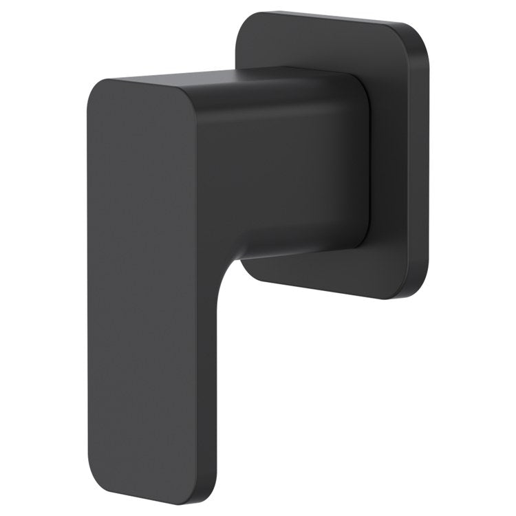 Volume Control Trim Equinox Square 1 Lever Black ADA for 1005N Valve System - Image 1