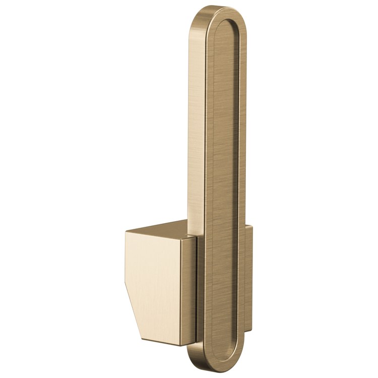Handle Kit Frank Lloyd Wright Zinc 1 Arc Lever Brilliance Luxe Gold ADA for Pull Down Kitchen Faucet