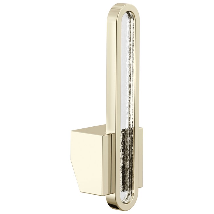 Handle Kit Frank Lloyd Wright Zinc 1 Arc Lever Brilliance Polished Nickel/Glass Inlay ADA for Pull Down Kitchen Faucet