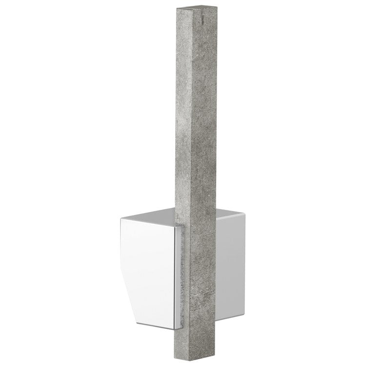 Handle Kit Frank Lloyd Wright Zinc 1 Offset Lever Polished Chrome/Concrete ADA for Pull Down Kitchen Faucet