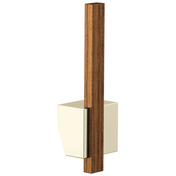 Handle Kit Frank Lloyd Wright Zinc 1 Offset Lever Brilliance Polished Nickel/Wood ADA for Pull Down Kitchen Faucet