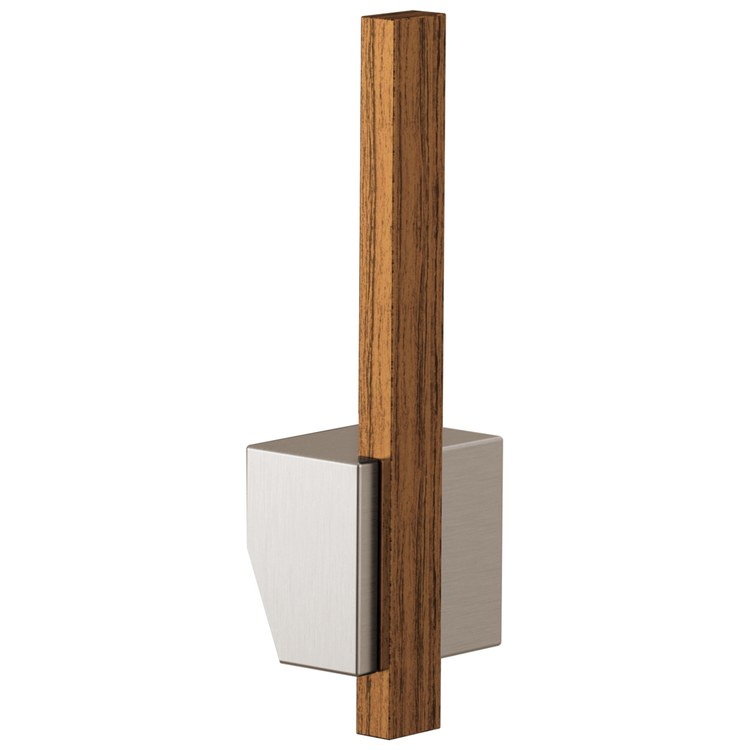 Handle Kit Frank Lloyd Wright Zinc 1 Offset Lever Brilliance Stainless/Wood ADA for Pull Down Kitchen Faucet
