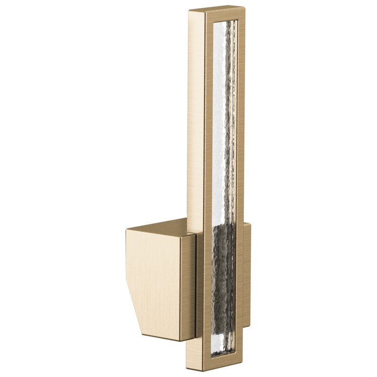 Handle Kit Frank Lloyd Wright Zinc 1 Lever Brilliance Luxe Gold/Glass Inlay ADA for Pull Down Kitchen Faucet