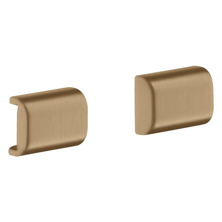 Cover Universal SoftSquare 2 Piece Brushed Bronze for Rail 1-5/8 Inch