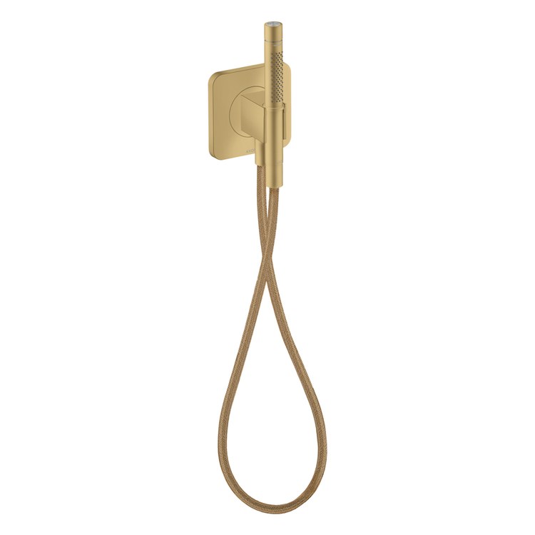 Handshower Set Citterio C Baton Brushed Gold Optic 2 Function WaterSense 1.75 Gallons per Minute - Image 1