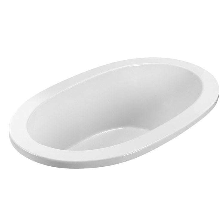Soaking Tub Reliance 59-1/2 x 35-1/2 Inch Drop-In Reversible White Acrylic