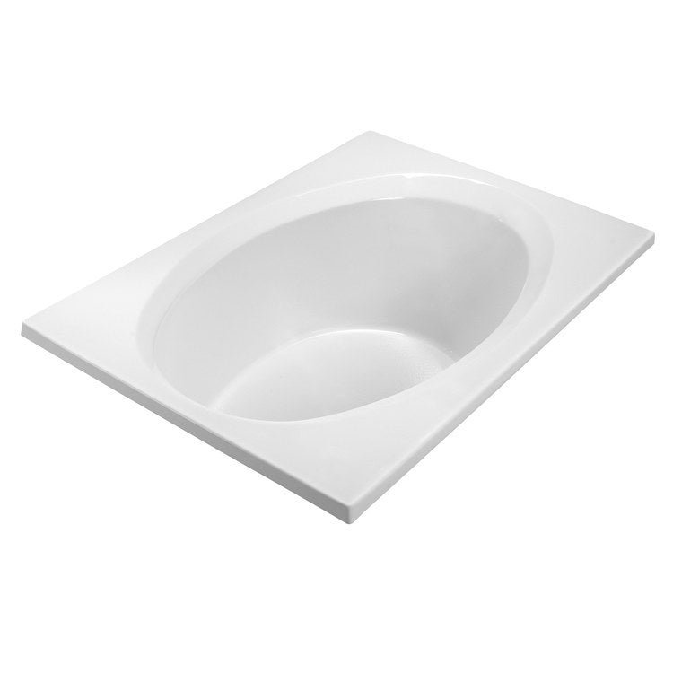 Soaking Tub Reliance 59-3/4 x 41-1/2 Inch Drop-In Rear White Acrylic