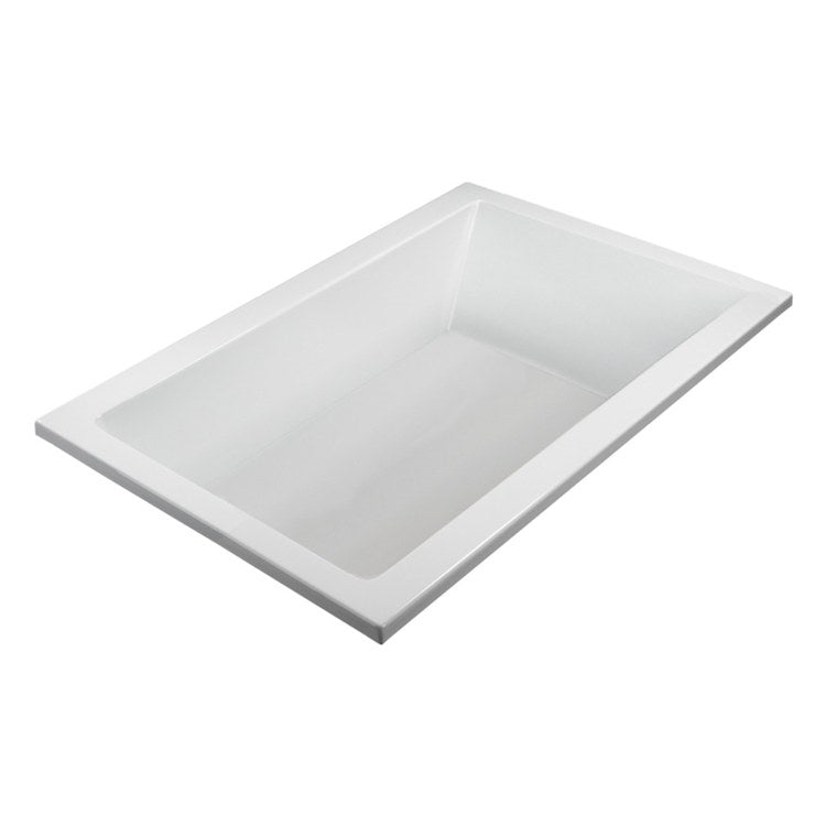 Whirlpool Tub Reliance 72 x 42 Inch Undermount Rear White - Image 2