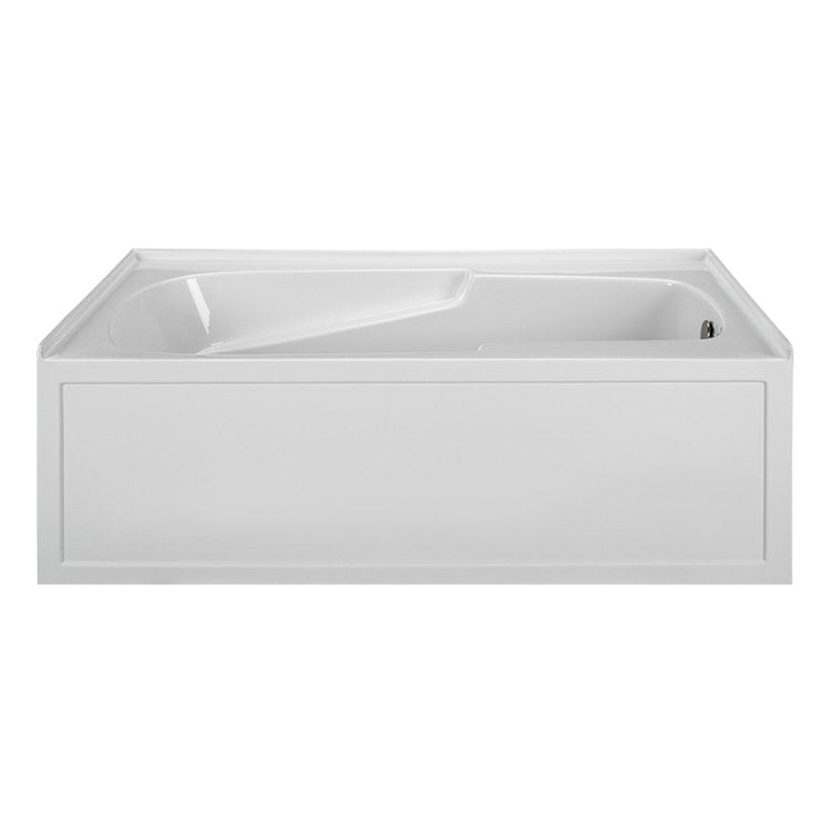 Whirlpool Tub Reliance 60 x 32 Inch 3 Wall Alcove Skirted Right Drain White