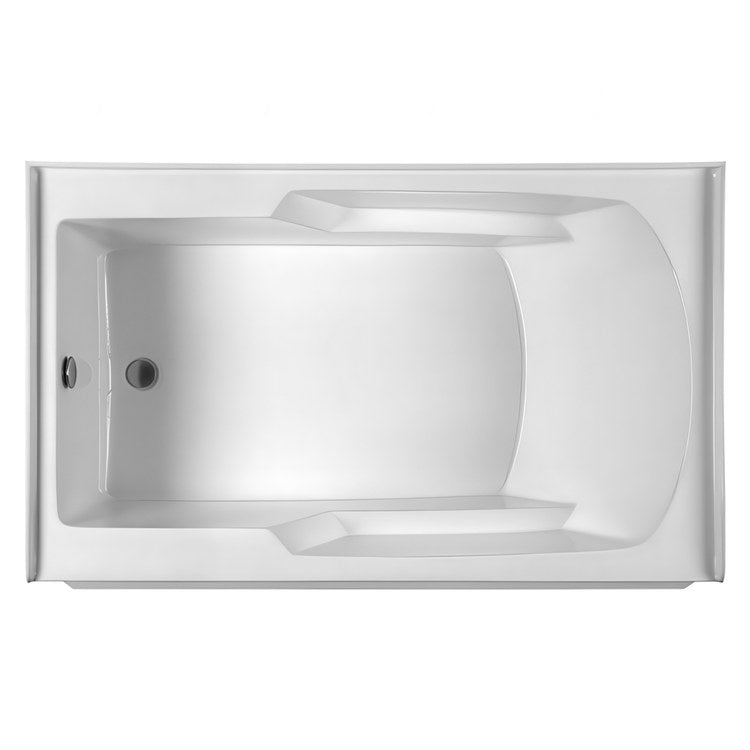 Whirlpool Tub Reliance 59-5/8 x 36 Inch 3 Wall Alcove Skirted Left White - Image 2